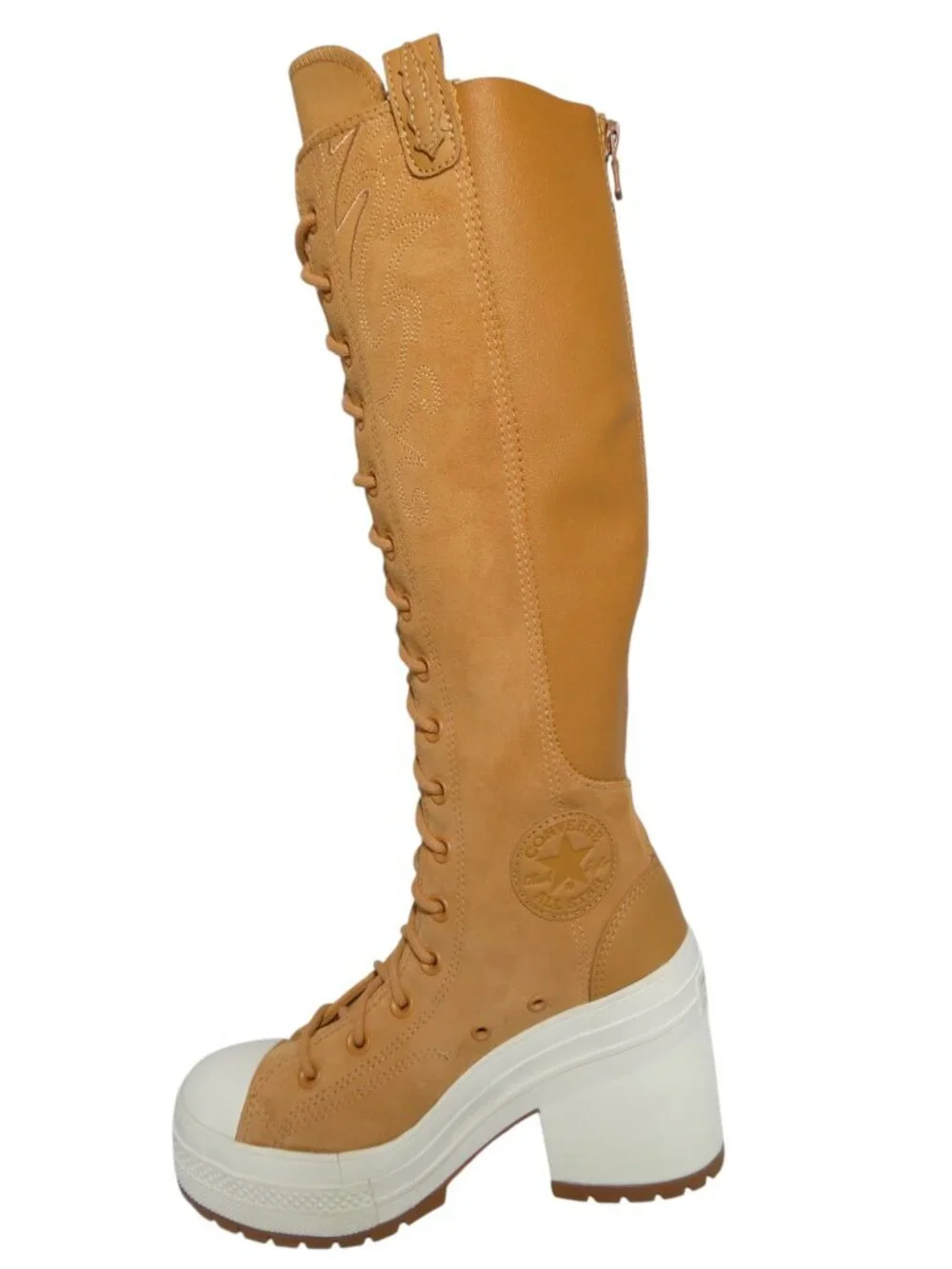 Converse Chuck 70 De Luxe Heel XX‎ Hi Western Tan Boots A15660C W7.5 M5.5